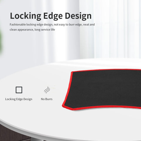 Mouse Pad Locking Edge Gaming Mouse Pad Anti-skid Wear-resistant Rubber Mouse Pad for Home Game Office