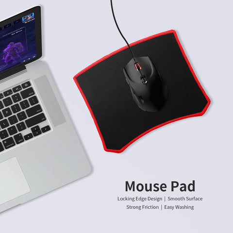 Mouse Pad Locking Edge Gaming Mouse Pad Anti-skid Wear-resistant Rubber Mouse Pad for Home Game Office