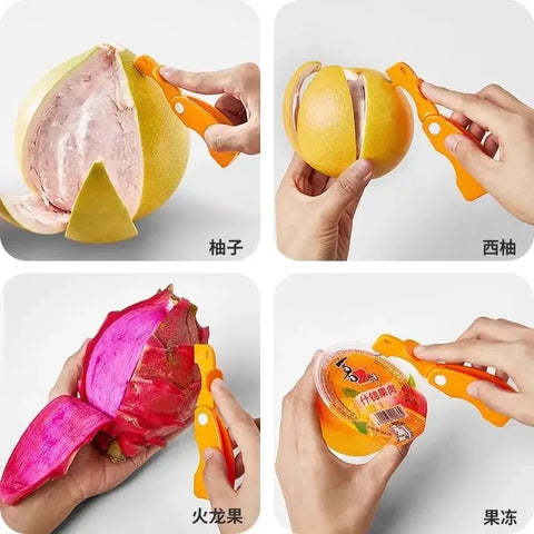 Kitchen Gadgets Orange Peelers Easy Open Easy Open Peeler For Orange Lemon Grapefruit Citrus Peeling Tools Fruit Vegetable Tools