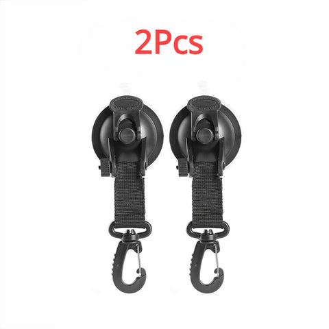 4Pcs Car Truck Tent Suction Cups Buckle Round Triangular Side Awning Anchors Outdoor Camping Tent Securing Hook Car Accessories