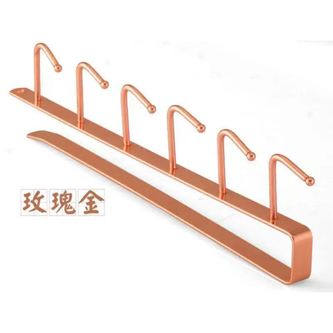 Dormitory Iron Hook Traceless Nail Free Cabinet Kitchen Partition Storage Hanger Bedroom Wardrobe Storage and Finishing Hook