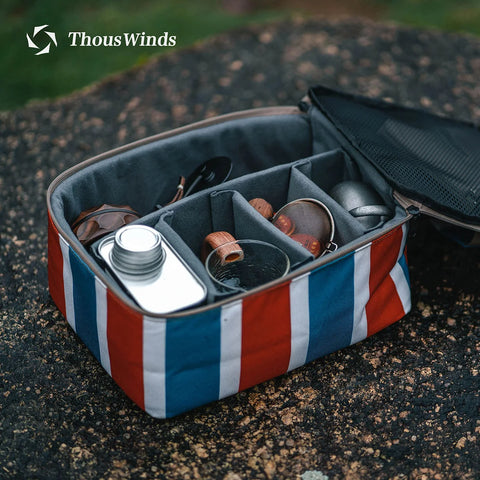 Thous Winds Outdoor Multifunctional Storage Bag Large Capacity  Camping Cookware Tableware Picnic Bag Hiking Camp Travel Bag