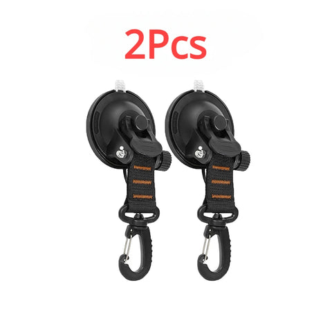 4Pcs Car Truck Tent Suction Cups Buckle Round Triangular Side Awning Anchors Outdoor Camping Tent Securing Hook Car Accessories