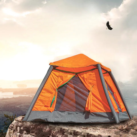 Outdoor Camping Tent Portable Automatic Pop-up No-pitch UV Pesistant Rainproof Camping Tent Inflatable Tent 4-8p Park Beach