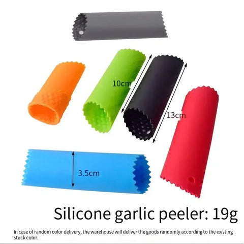 Garlic Stripper Tube Peeling Garlic Peeling Silicone Garlic Peeler Peel Easy Useful Kitchen Tools Non-toxic Safety Gadget