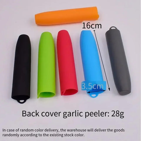 Garlic Stripper Tube Peeling Garlic Peeling Silicone Garlic Peeler Peel Easy Useful Kitchen Tools Non-toxic Safety Gadget