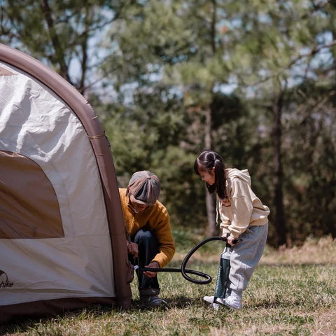 Naturehike Ango Air Tent 3 Person Portable Inflatable Tent Large Space Family Park Tent Outdoor Camping Tent