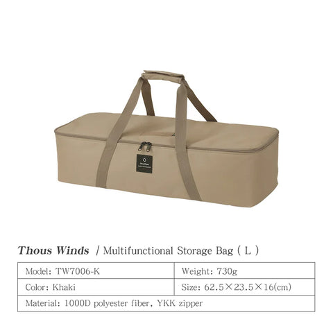 Thous Winds Outdoor Multifunctional Storage Bag Large Capacity  Camping Cookware Tableware Picnic Bag Hiking Camp Travel Bag