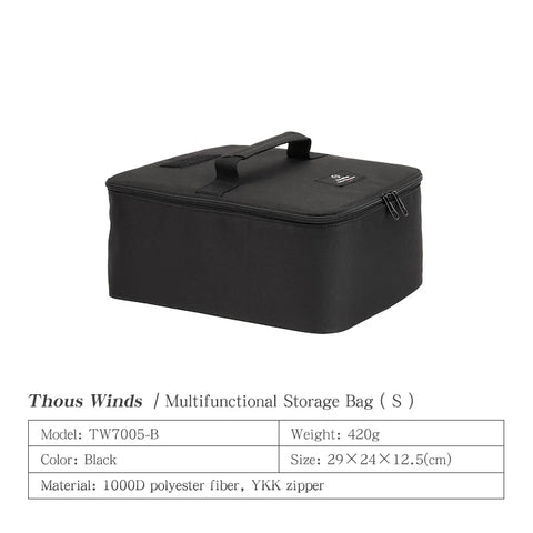 Thous Winds Outdoor Multifunctional Storage Bag Large Capacity  Camping Cookware Tableware Picnic Bag Hiking Camp Travel Bag