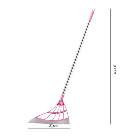 Pink Magic Broom Cleaning Bathroom Glass One Piece Wipe Mop Household Splicing Broom Household Items