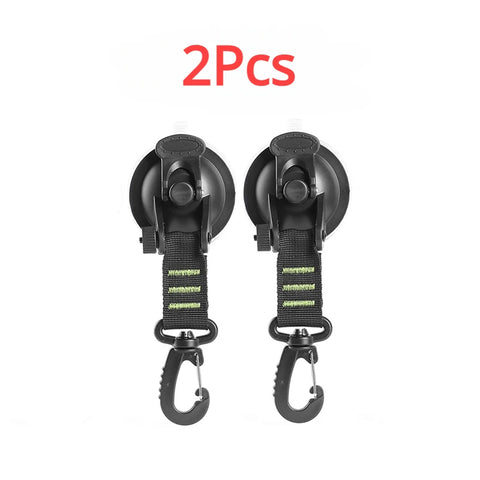 4Pcs Car Truck Tent Suction Cups Buckle Round Triangular Side Awning Anchors Outdoor Camping Tent Securing Hook Car Accessories