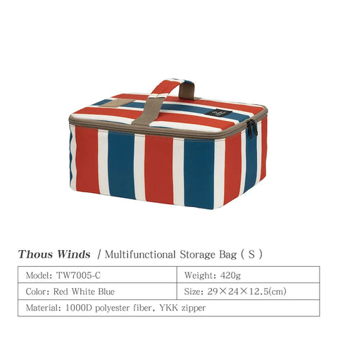 Thous Winds Outdoor Multifunctional Storage Bag Large Capacity  Camping Cookware Tableware Picnic Bag Hiking Camp Travel Bag