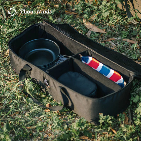 Thous Winds Outdoor Multifunctional Storage Bag Large Capacity  Camping Cookware Tableware Picnic Bag Hiking Camp Travel Bag