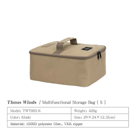 Thous Winds Outdoor Multifunctional Storage Bag Large Capacity  Camping Cookware Tableware Picnic Bag Hiking Camp Travel Bag