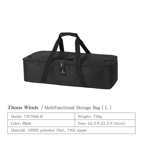 Thous Winds Outdoor Multifunctional Storage Bag Large Capacity  Camping Cookware Tableware Picnic Bag Hiking Camp Travel Bag