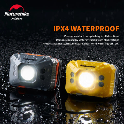 Naturehike  Headlamp LED Portable Super Bright Camping Lights Ultralight Mini Head Torch USB Rechargeable Fishing Headlight